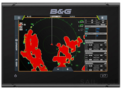 Plotter cartografico B&amp;G da 7 pollici e display radar con mappa di base globale - immagine 2