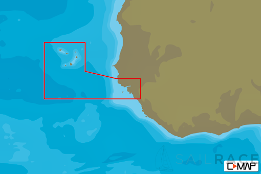 C-MAP AF-N214 - Capo Verde And Guinea Bissau - MAX-N - Afica - Local