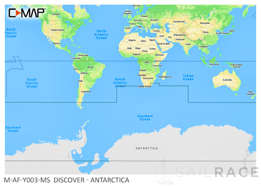 C-MAP AF-Y003 - Antarctica - MAX-N+ -South America