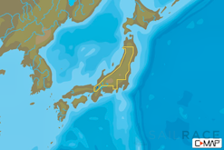 C-MAP AN-N252 - Japanese Lakes  - MAX-N - Asia - Local