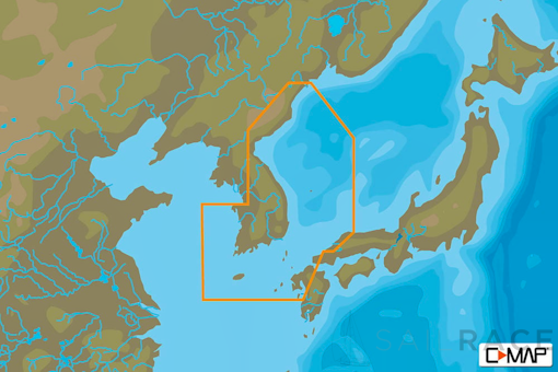 C-MAP AN-Y240 - Korean Peninsula East - MAX-N+  - Asia - Local