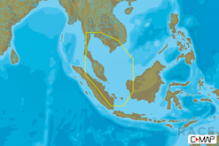 C-MAP AS-N209 - Singapore And Gulf Of Thailand - MAX-N - Asia - Local