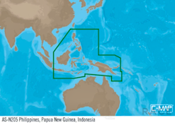 C-MAP AS-Y205 : Philippines  Papua New Guinea and Indonesia