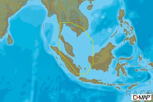C-MAP AS-Y209 : Singapore  East Thailand