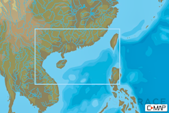 C-MAP AS-Y215 : Northern Vietnam to Fuzhou  China