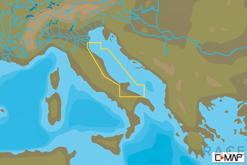 C-MAP EM-N061 : Bari To Ravenna