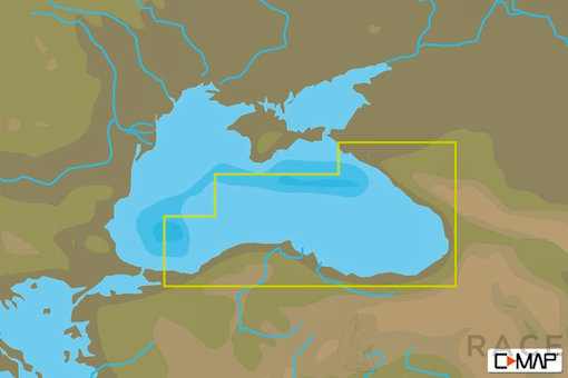 C-MAP EM-N122 : Southern Part Of Black Sea