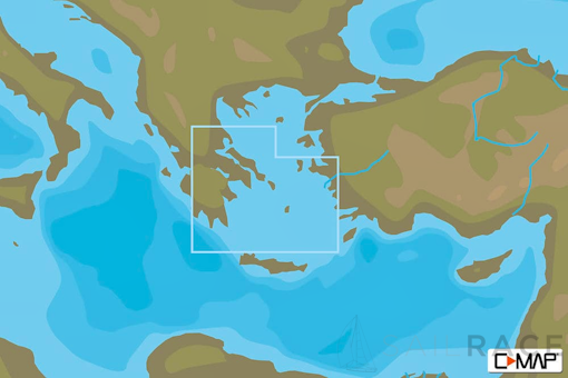 C-MAP EM-N128 : Central Aegean Sea