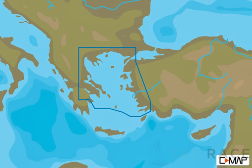 C-MAP EM-N129 : North Aegean Sea