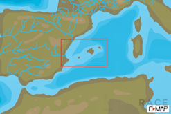 C-MAP EM-N139 : MAX-N L: ALICANTE TO C.TORTOSA AND BALEARIC ISLAND : Mediterranean and Black Sea - Local