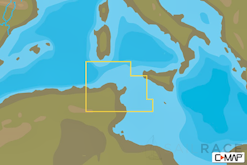 C-MAP EM-N149 : MAX-N L : TUNISIE DU NORD : Méditerranée et mer Noire - Local