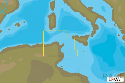 C-MAP EM-N149 : MAX-N L: NORTHERN TUNISIA : Mediterranean and Black Sea - Local