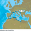 C-MAP EM-N203 : West Mediterranean Coasts Bathy