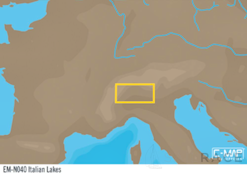 C-MAP EM-Y040 : Italian Lakes