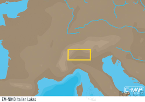 C-MAP EM-Y040 : Italian Lakes