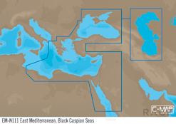 C-MAP EM-Y111 - E-Mediterranean