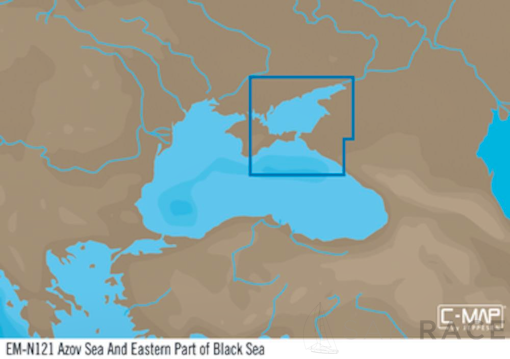 C-MAP EM-Y121 : Azov Sea and Eastern Part of Black Sea