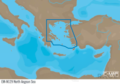 C-MAP EM-Y129 : North Aegean Sea