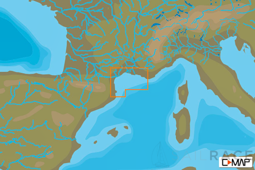 C-MAP EM-Y141 : MAX-N+  L GULF OF LION : Mediterranean and Black Sea - Local