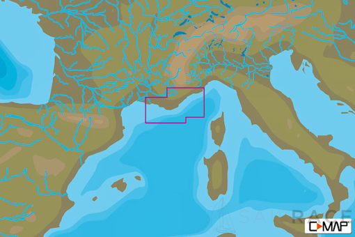 C-MAP EM-Y142 : MAX-N+  L FRANCE MEDITERRANEAN EAST : Mediterranean and Black Sea - Local