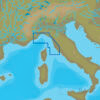 C-MAP EM-Y143 : MAX-N+  L VENTIMIGLIA TO GIANNUTRI ISLAND : Mediterranean and Black Sea - Local