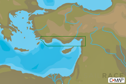 C-MAP EM-Y150 : MAX-N+  L EKINCIK TO ULUCINAR : Mediterranean and Black Sea - Local