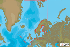 C-MAP EN-D050 - Northern & Central Europe - 4D -European - Continental