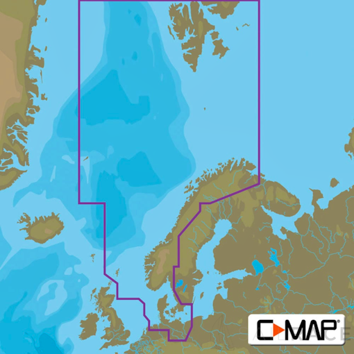 C-MAP EN-M300 - North Sea And Denmark - MAX - European - Wide
