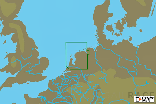 C-MAP EN-N062 : Netherlands North: Emden