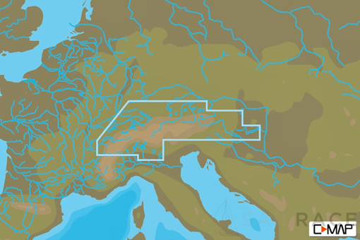 C-MAP EN-N068 - Central European Lakes - MAX-N-European-Local