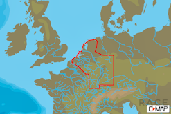 C-MAP EN-N076 : Belgium Inland And River Rhein