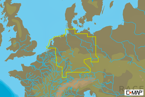 C-MAP EN-N080 : Germany Inland