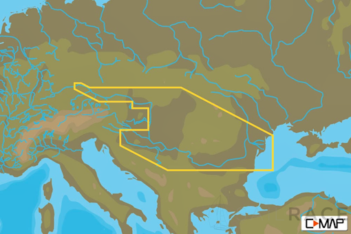 C-MAP EN-N082 - Danube: Kelheim To Black Sea - MAX-N - European - Wide