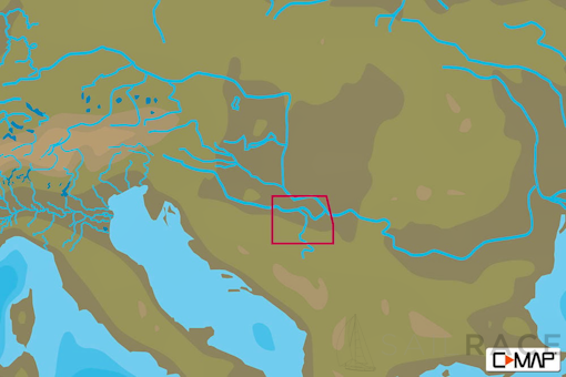 C-MAP EN-N085 - Danube: Croatia