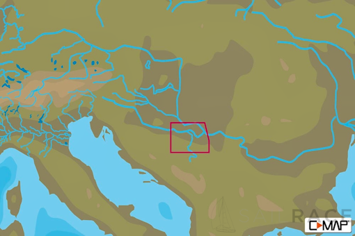 C-MAP EN-N085 : Danube: Croatia