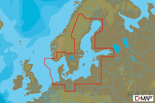 C-MAP EN-N299 - Baltic Sea And Denmark - MAX-N - European - Wide