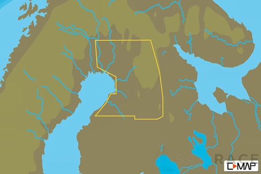 C-MAP EN-N328 : MAX-N L: FINLAND LAKES CENTRAL : Freshwaters West Europe - Local