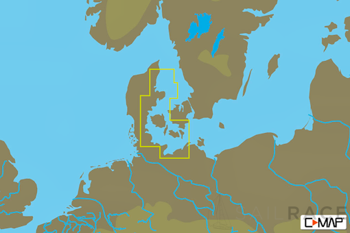 C-MAP EN-N332 : MAX-N L: LIMFJORDEN TO SWINOUJSCIE : North and Baltic Seas - Local