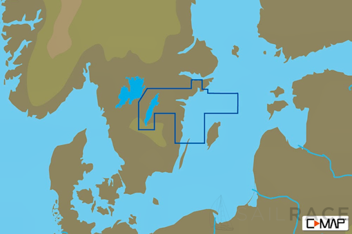 C-MAP EN-N337 : MAX-N L: SODERTALJE TO OSKARSHAMN-VIKEN : North and Baltic Seas - Local