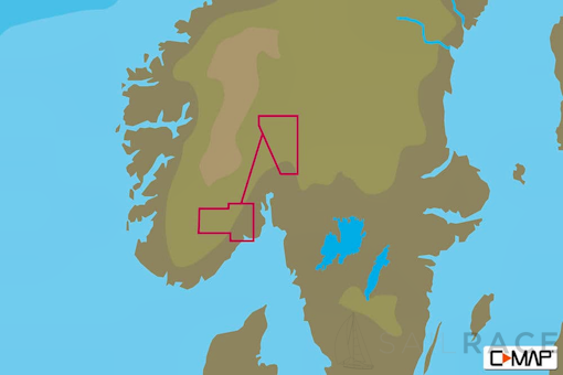 C-MAP EN-N586 : Norwegian Inland Waters