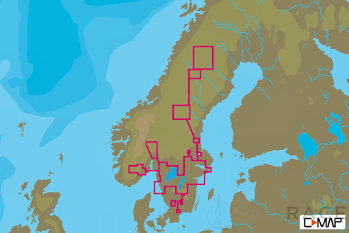 C-MAP EN-N590 : Scandinavia Inland Waters