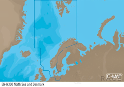 C-MAP EN-Y300 : North Sea and Denmark