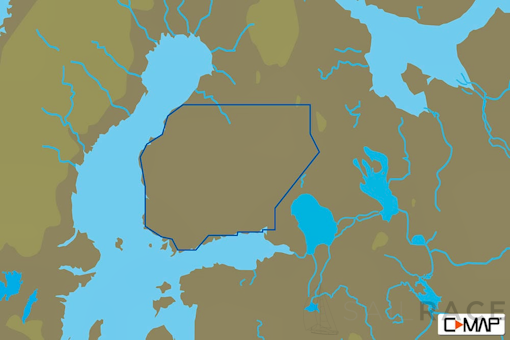C-MAP EN-Y327 : MAX-N+ L: FINLAND LAKES SOUTH : Freshwaters West Europe - Local