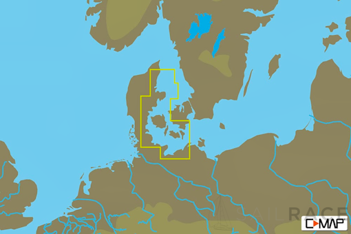 C-MAP EN-Y332 : MAX-N+ L: LIMFJORDEN TO SWINOUJSCIE : North and Baltic Seas - Local