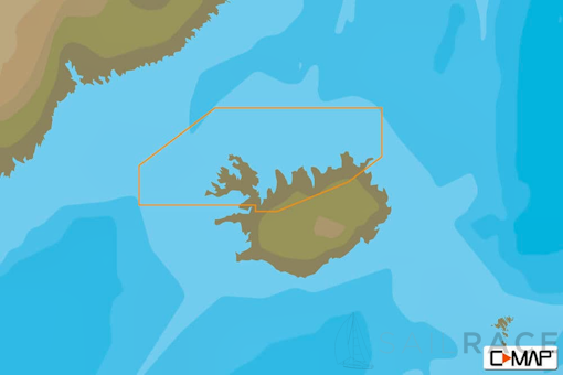 C-MAP EN-Y410 : Westfjord  North East and South West