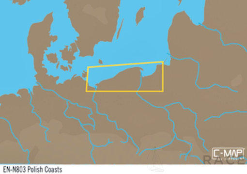 C-MAP EN-Y803 : Polish Coasts