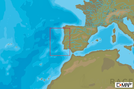 C-MAP EW-N135 : Portugal Coasts
