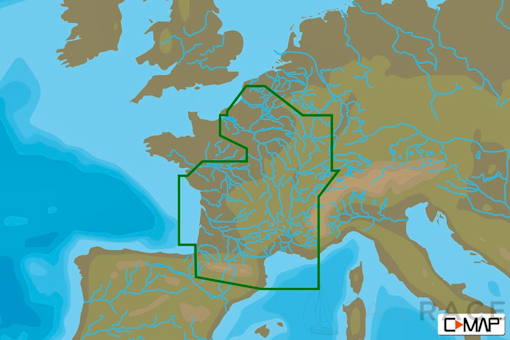 C-MAP EW-N225 : France Inland