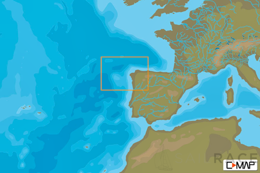 C-MAP EW-N313 : MAX-N L: GALICIA : West European Coasts - Local