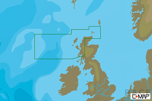 C-MAP EW-N324 : MAX-N L: WESTERN ISLES TO FAIR ISLE : West European Coasts - Local
